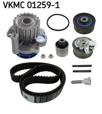 Pompe à eau + kit de courroie de distribution (Kit courroie de distribution) SKF ref. VKMC 01259-1